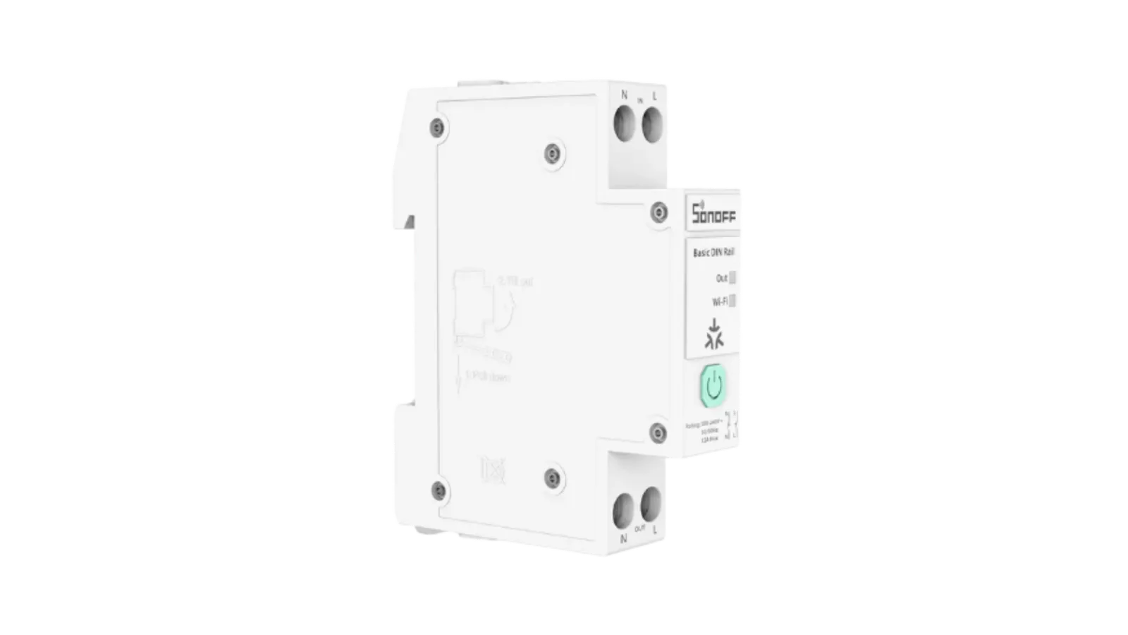 Disjuntor Basic DIN Rail Matter Over WiFi da Sonoff