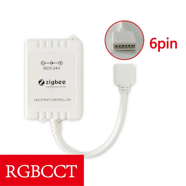 Controlador de fita led RGBCCT