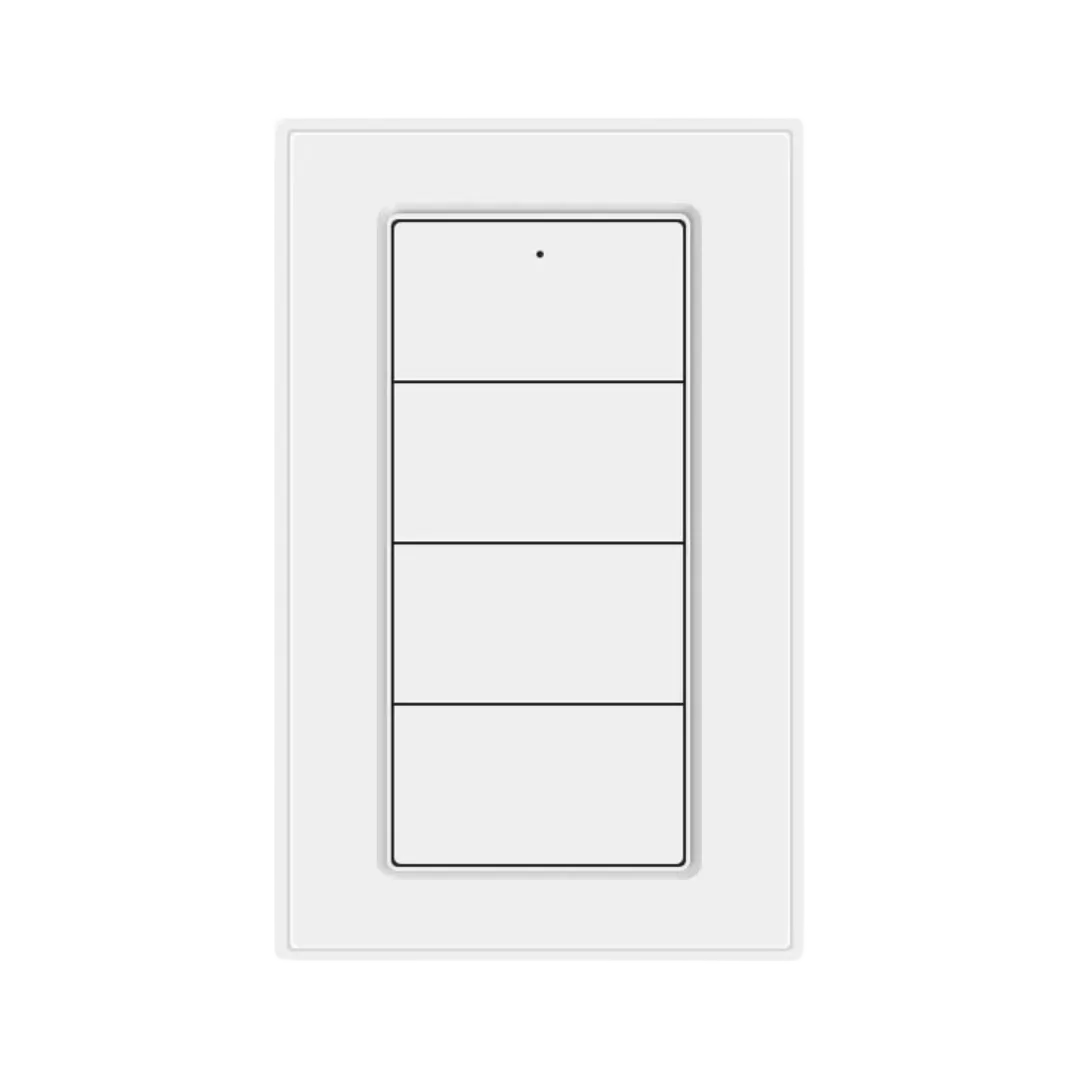 Botão de cena de 4 teclas e 12 comandos Zigbee da Zemismart