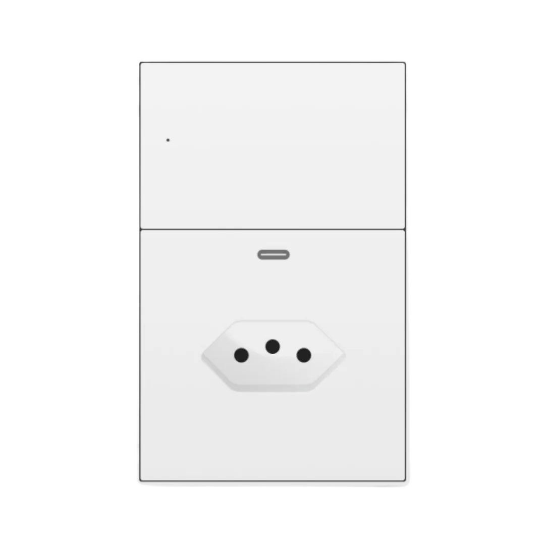 Tomada de 10A com usb tipo c Zigbee da Zemismart